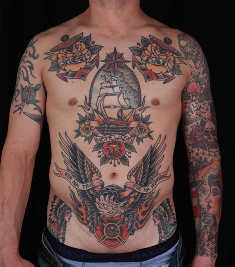 mens tattoos on stomach|traditional stomach tattoos.